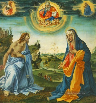 Filippino Lippi Werke - Die Intervention von Christus und Maria Christentum Filippino Lippi
